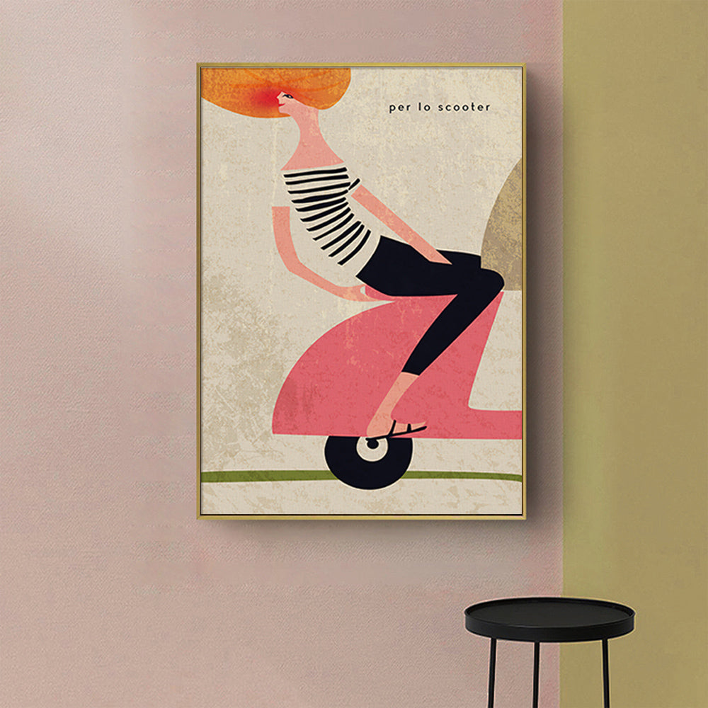 Wall Art - Scooter - Canvas Prints-Poster Prints