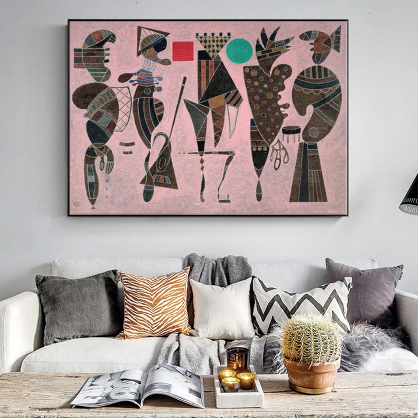 Wall Art - Circle and Square By Wassily Kandinsky - Canvas Prints-Poster Prints