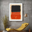 Wall Art - Black Orange By Mark Rothko - Canvas Prints-Poster Prints