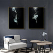 Wall art - Underwater Dancer (2 sets)- Canvas Prints- Poster Prints
