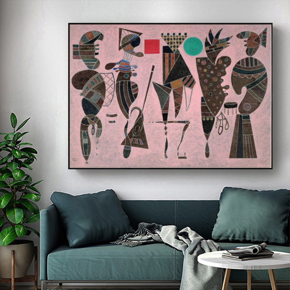 Wall Art - Circle and Square By Wassily Kandinsky - Canvas Prints-Poster Prints