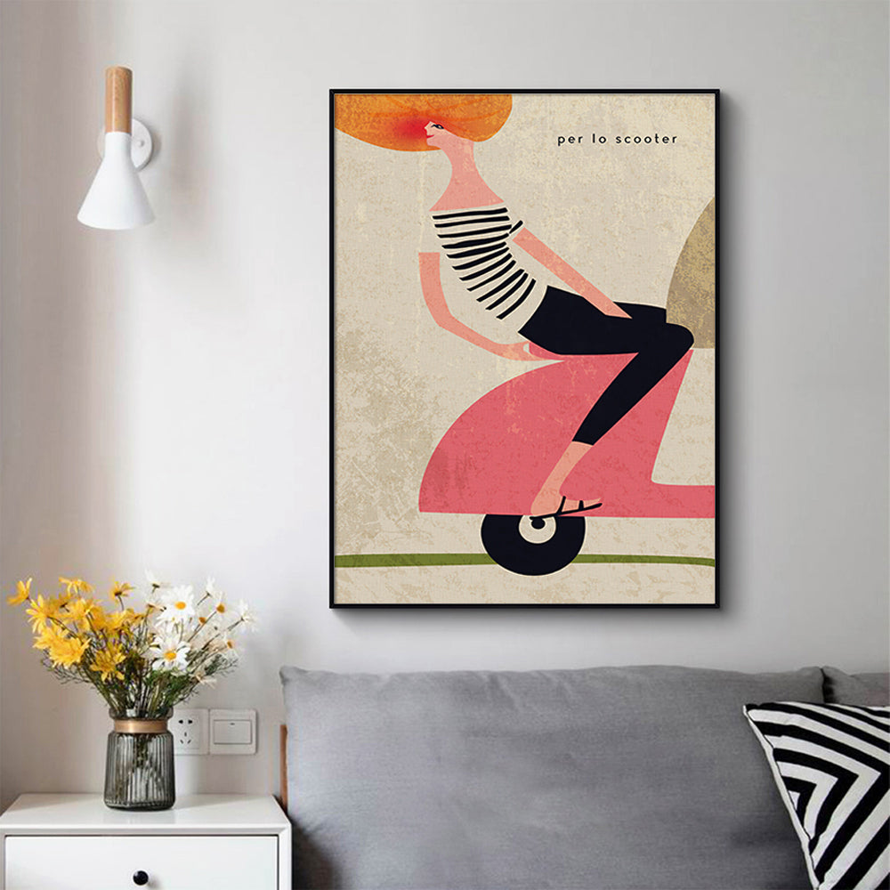 Wall Art - Scooter - Canvas Prints-Poster Prints