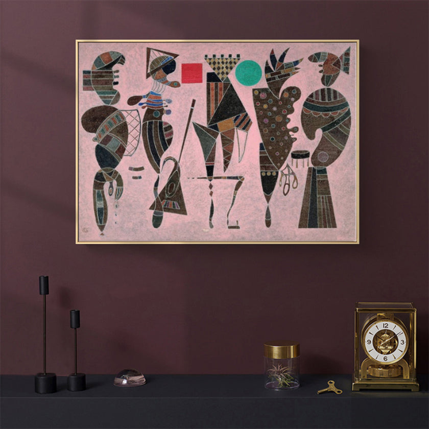 Wall Art - Circle and Square By Wassily Kandinsky - Canvas Prints-Poster Prints