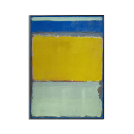 Wall Art - Blue Yellow Green By Mark Rothko - Canvas Prints-Poster Prints