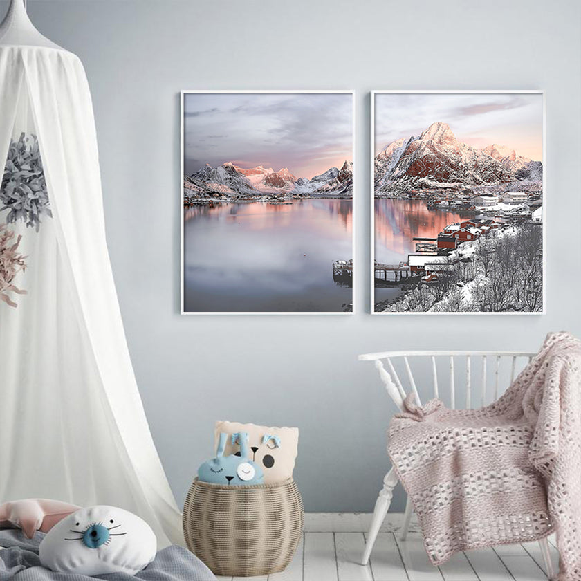 Wall art - Nordic Norway (2 sets)- Canvas Prints- Poster Prints