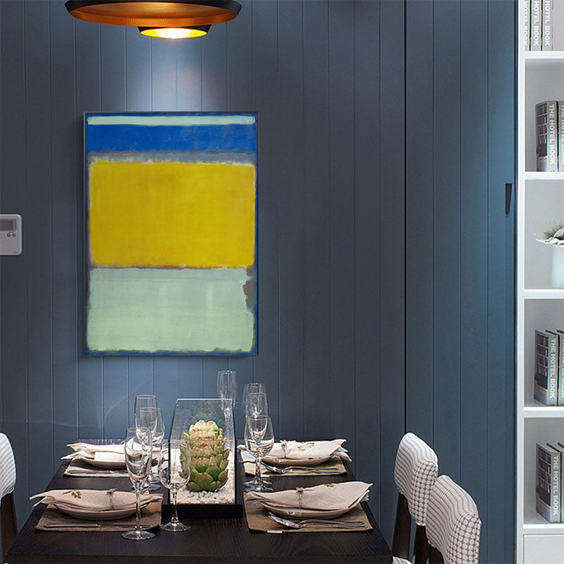 Wall Art - Blue Yellow Green By Mark Rothko - Canvas Prints-Poster Prints