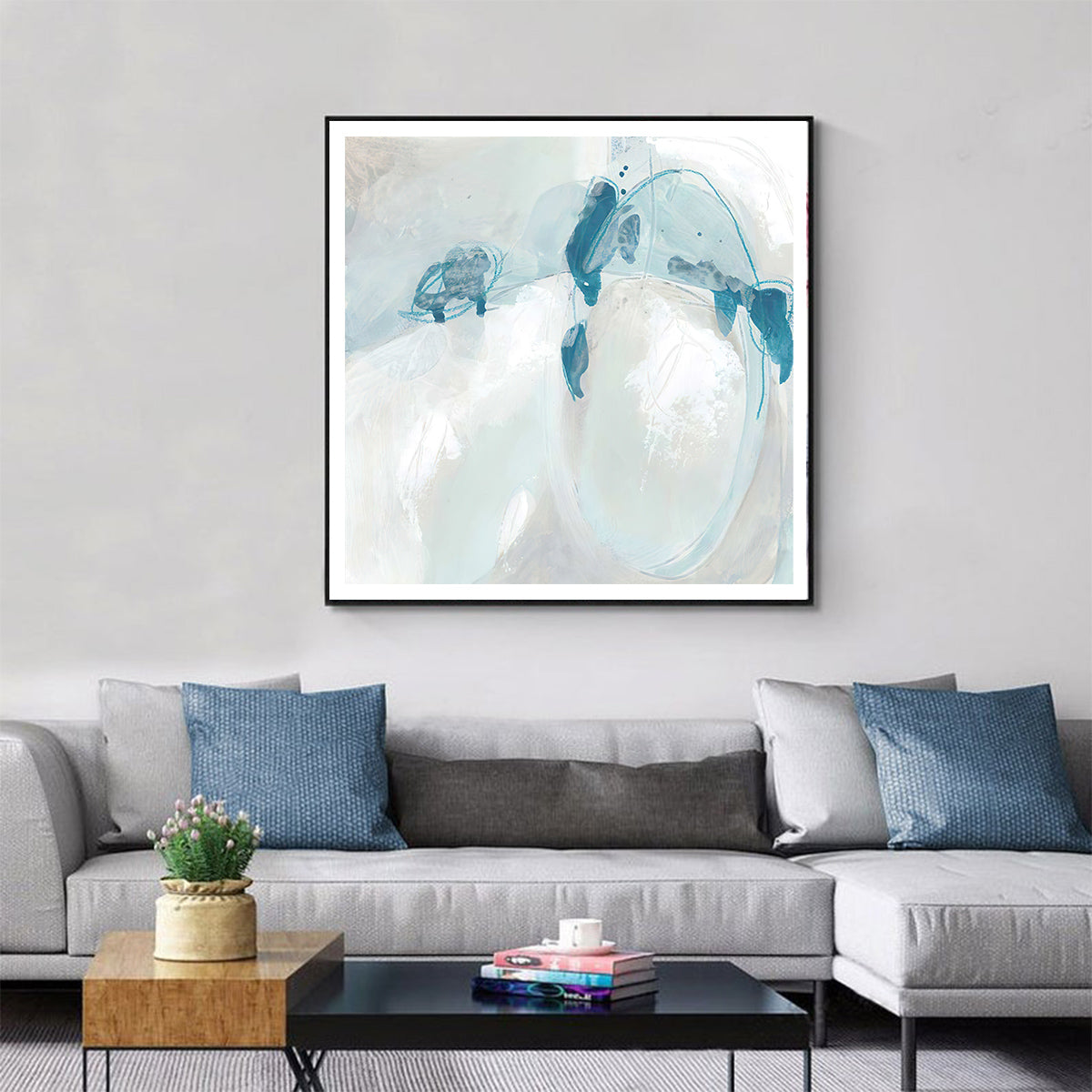 Wall Art – Trace Echo II by June Erica Vess- Canvas Prints-Poster Prints