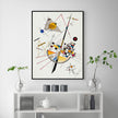 Wall Art - Delicate Tension By Wassily Kandinsky - Canvas Prints-Poster Prints