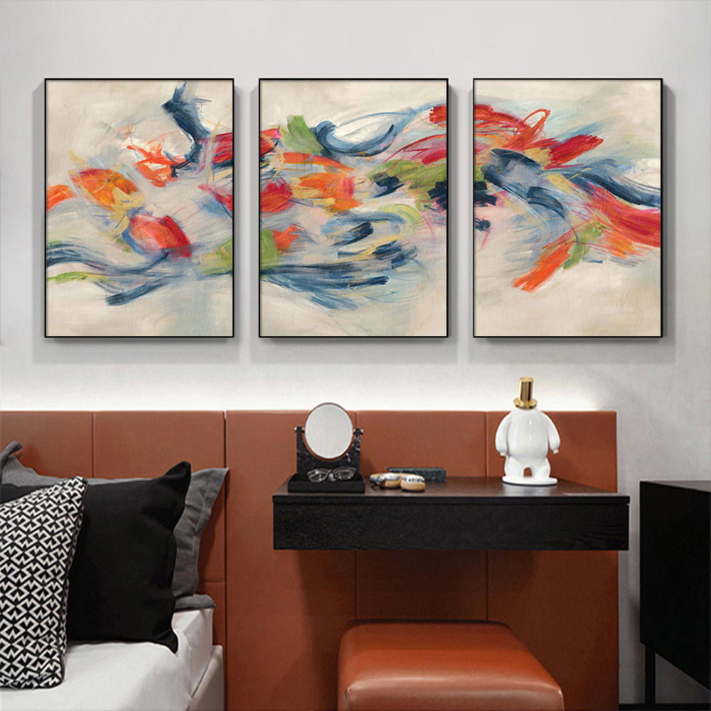Wall Art - Abstract Moving ( 3 sets )- Poster Prints -Canvas Prints