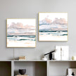 Wall Art Prints - Abstract Pink Sky 2 sets - Canvas Prints-Poster Prints