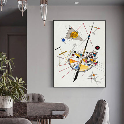 Wall Art - Delicate Tension By Wassily Kandinsky - Canvas Prints-Poster Prints