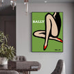 Wall Art - Bally Green Legs - Canvas Prints-Poster Prints