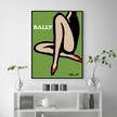 Wall Art - Bally Green Legs - Canvas Prints-Poster Prints