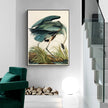 Wall Art - Great Blue Heron By John James Audubon - Canvas Prints-Poster Prints