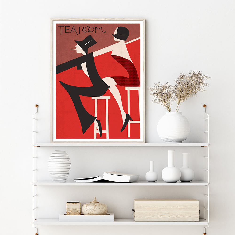 Wall Art - Tea Room - Canvas Prints-Poster Prints