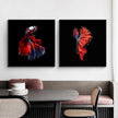 Wall Art - Siamese Fighting Fish (2 sets)- Canvas Prints-Poster Prints