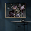 Wall Art - Floral In Grey Background - Canvas Prints - Poster Prints