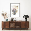 Wall art - Berries And Protea Watercolor Style B- Canvas Prints - Poster Prints