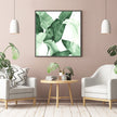 Wall Art - Tropical Leaves Square Size - Canvas Prints-Poster Prints
