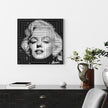 Wall Art - Monroe Black White- Canvas Prints-Poster Prints
