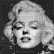 Wall Art - Monroe Black White- Canvas Prints-Poster Prints