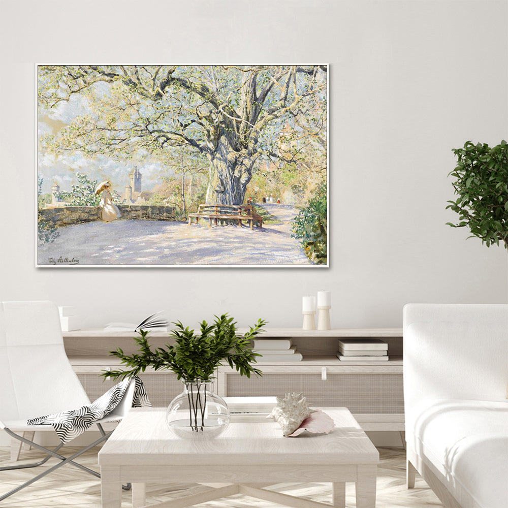 Wall Art - A View Of Klingentor by Fritz Stoltenberg - Canvas Prints-Poster Prints