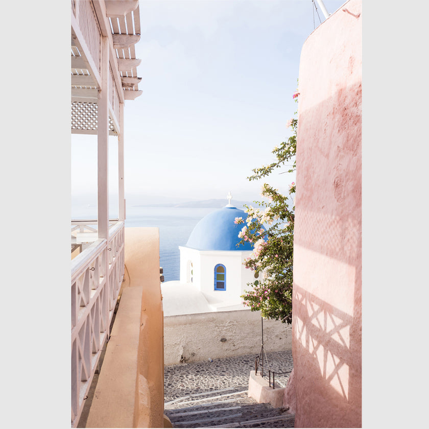 Wall Art - Santorini church (2 sets)- Canvas Prints-Poster Prints
