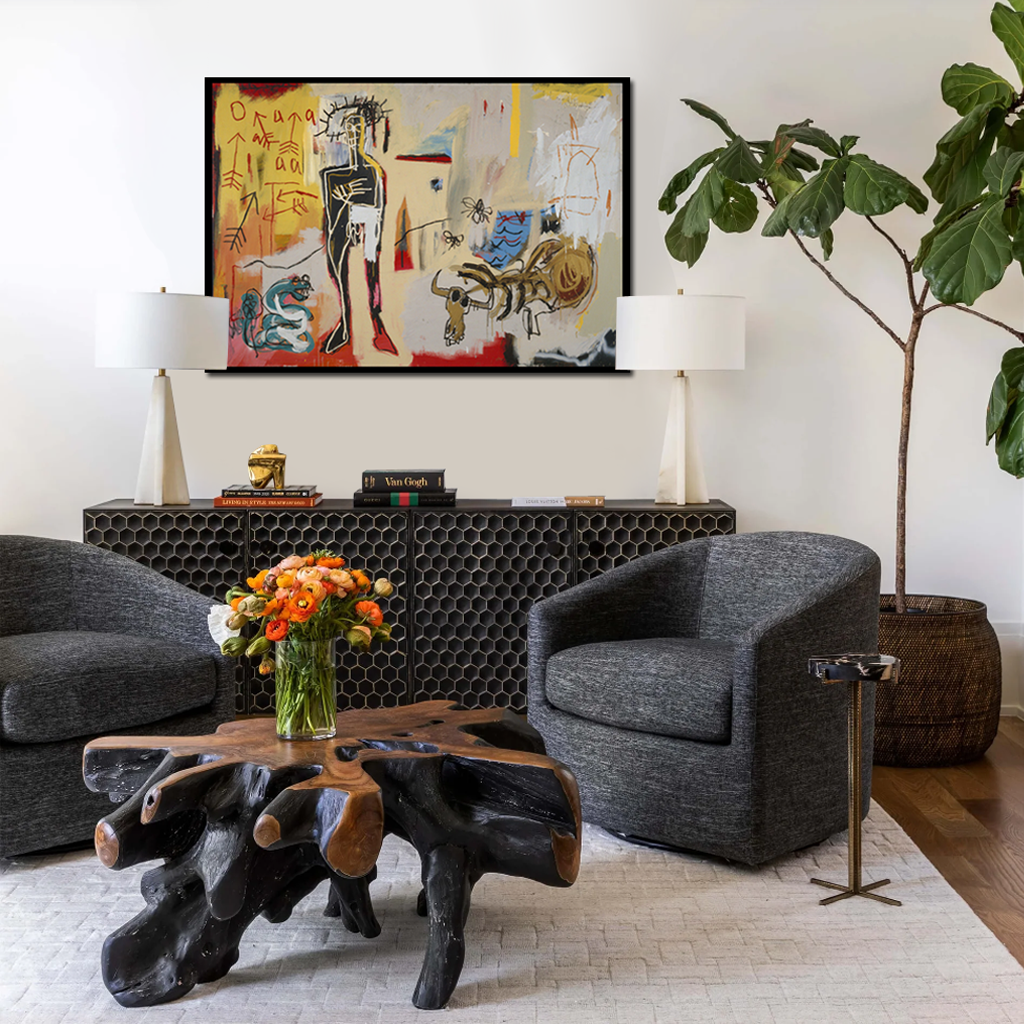 Wall Art - ACQUE PERICOLOSE BASQUIAT - Canvas Prints-Poster Prints