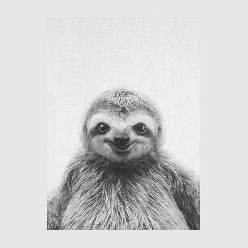 Wall Art - ALPACA AND SLOTH -(2 sets) -canvas prints - poster prints