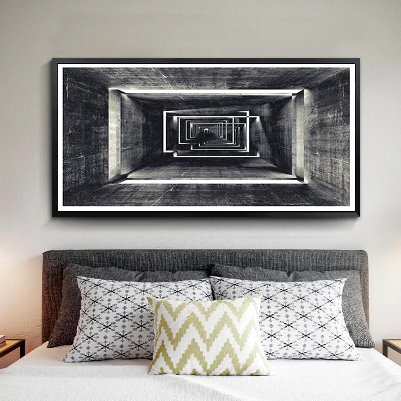 Wall Art – Abstract Architectural Abyss - Canvas Prints - Poster Prints