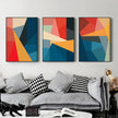 Wall Art - Abstract Color Block (3 Sets) - Poster Prints -Canvas Prints