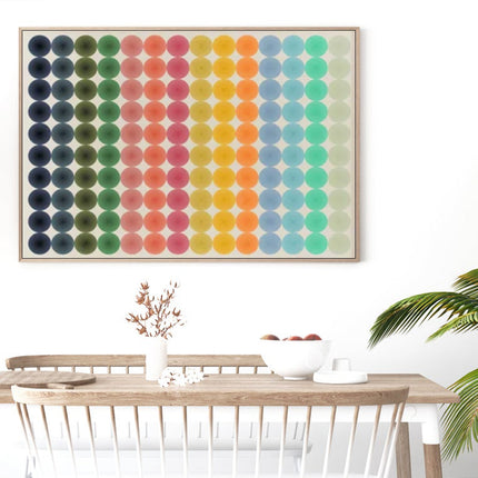 Wall Art - Abstract Colorful Circles - Canvas Prints-Poster Prints