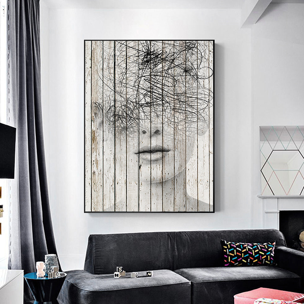 Wall art - Abstract Figure I - Canvas Prints - Poster Prints