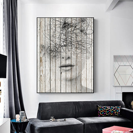 Wall art - Abstract Figure I - Canvas Prints - Poster Prints