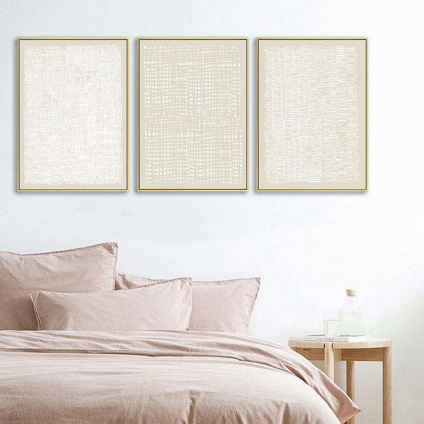 Wall Art - Abstract Neutral Modern (3 Sets) - Poster Prints -Canvas Prints