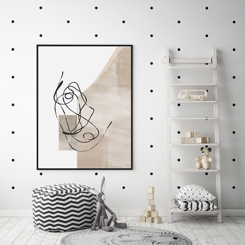 Wall Art - Abstract Line II- Canvas Prints-Poster Prints