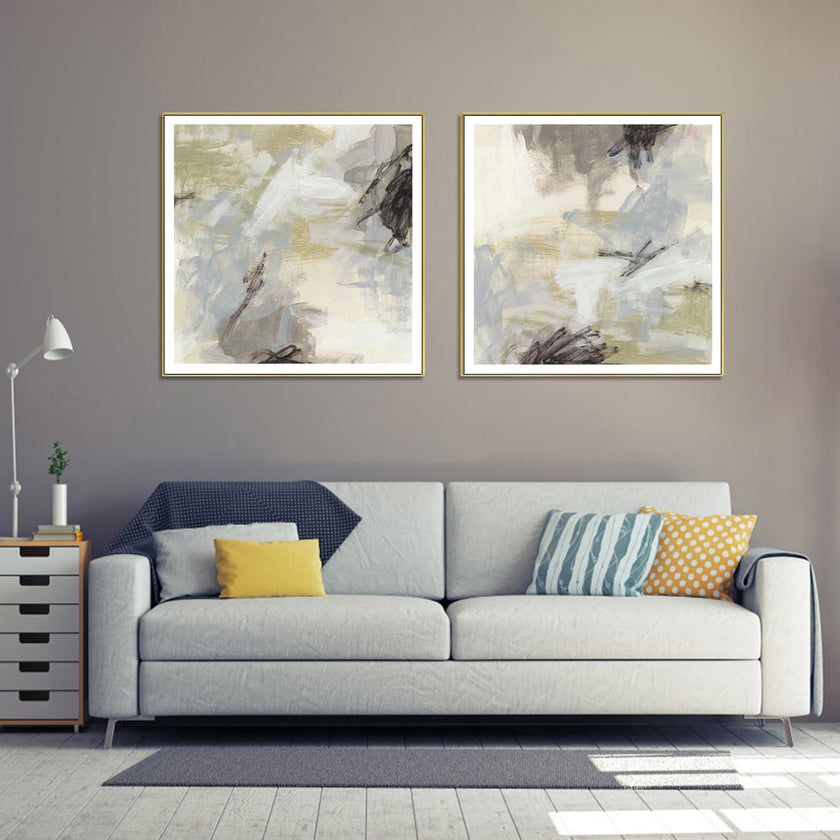Wall Art - Abstract Vista (2 sets)- Canvas Prints-Poster Prints