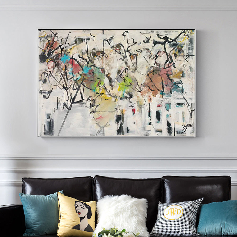 Wall Art - Abstract White Dream - Canvas Prints-Poster Prints