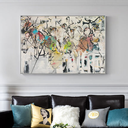 Wall Art - Abstract White Dream - Canvas Prints-Poster Prints