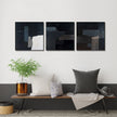 Wall Art - Abstract Black 3 Sets - Canvas Prints - Poster Prints
