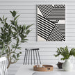 Wall Art - Abstract black white line - Canvas Prints-Poster Prints