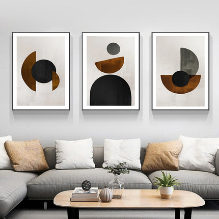Wall Art  - Abstract Circle 3 Sets - Poster Prints -Canvas Prints