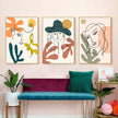 Wall Art  - Abstract Girl 3 sets - Poster Prints -Canvas Prints