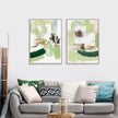 Wall art - Abstract Green Mint (2 sets)- Canvas Prints- Poster Prints