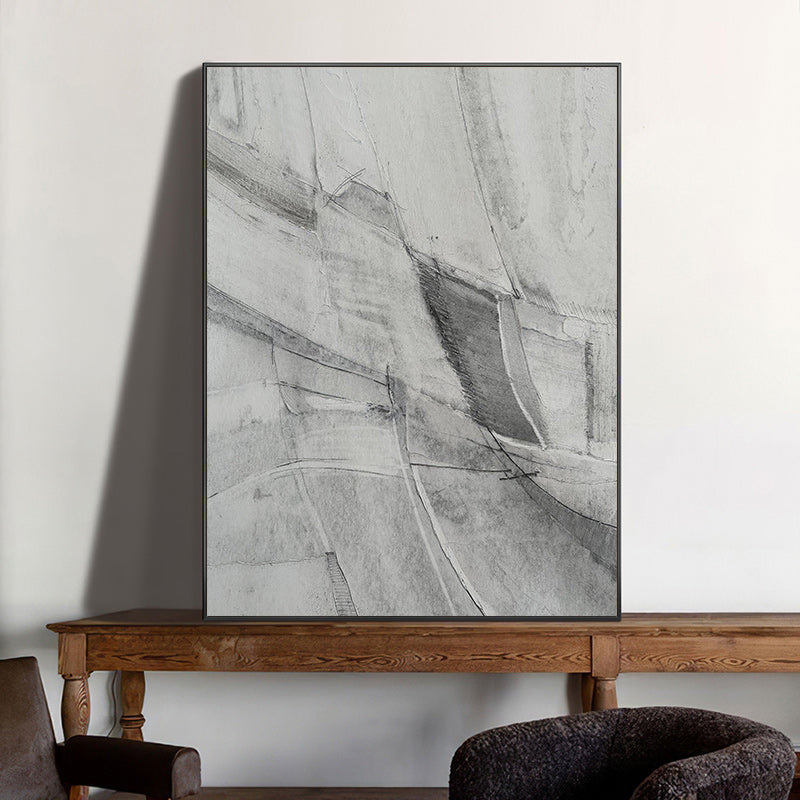 Wall Art  - Abstract Grey 3 sets - Poster Prints -Canvas Prints
