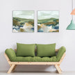 Wall Art - Abstract Landscape (2 sets)- Canvas Prints-Poster Prints