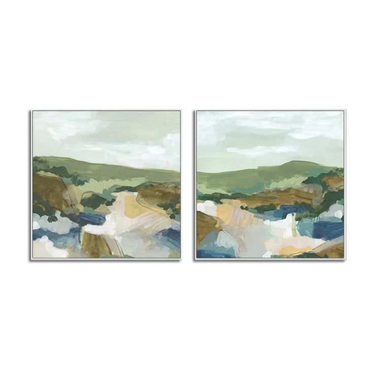 Wall Art - Abstract Landscape (2 sets)- Canvas Prints-Poster Prints