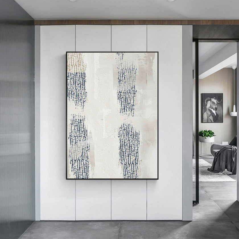 Wall Art - Abstract Nany Blue - Canvas Prints-Poster Prints