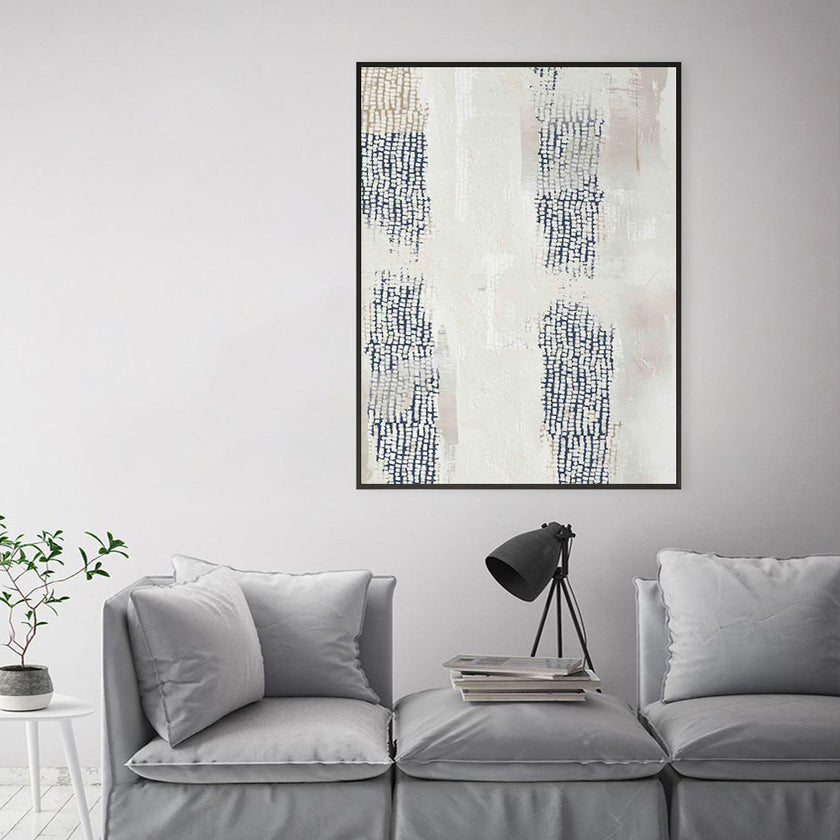 Wall Art - Abstract Nany Blue - Canvas Prints-Poster Prints