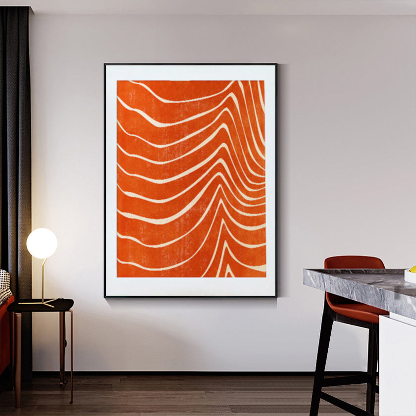 Wall Art - Abstract Orange - Canvas Prints-Poster Prints